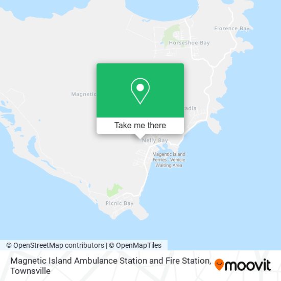 Magnetic Island Ambulance Station and Fire Station map