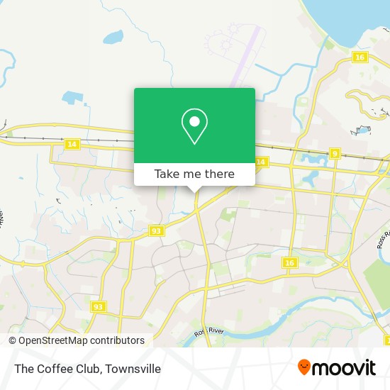 Mapa The Coffee Club