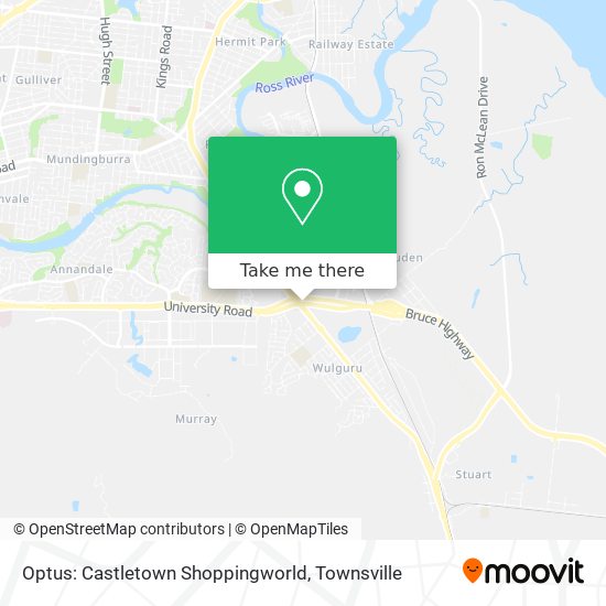 Mapa Optus: Castletown Shoppingworld