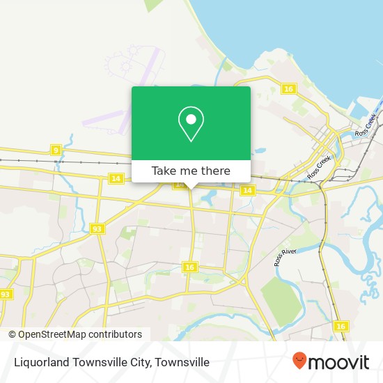Liquorland Townsville City map