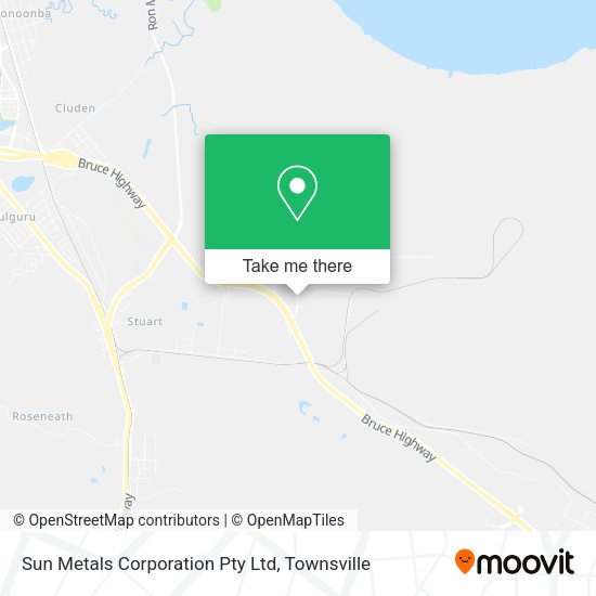 Sun Metals Corporation Pty Ltd map