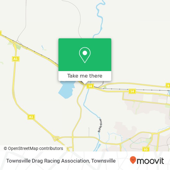 Townsville Drag Racing Association map