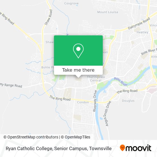 Mapa Ryan Catholic College, Senior Campus