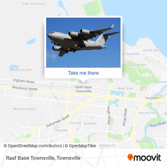 Mapa Raaf Base Townsville