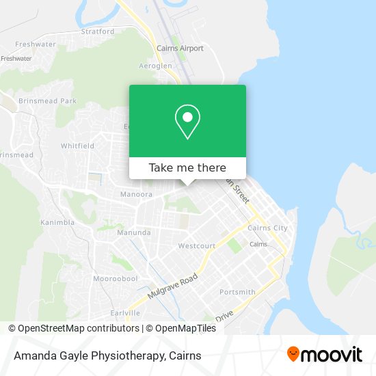 Amanda Gayle Physiotherapy map