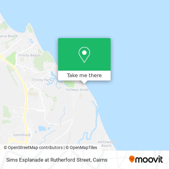 Sims Esplanade at Rutherford Street map