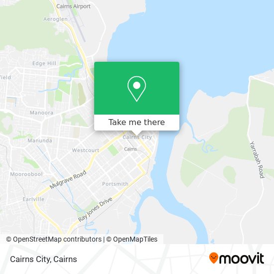 Cairns City map