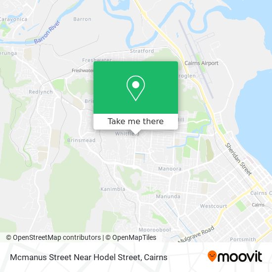 Mcmanus Street Near Hodel Street map