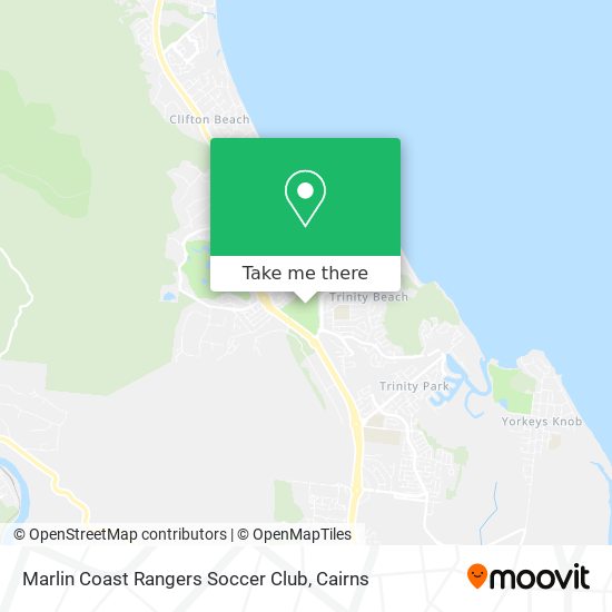 Marlin Coast Rangers Soccer Club map