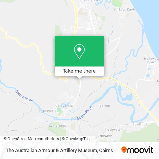 The Australian Armour & Artillery Museum map