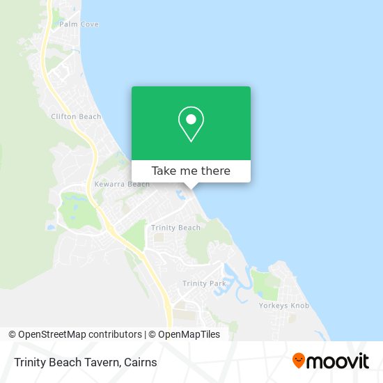 Trinity Beach Tavern map