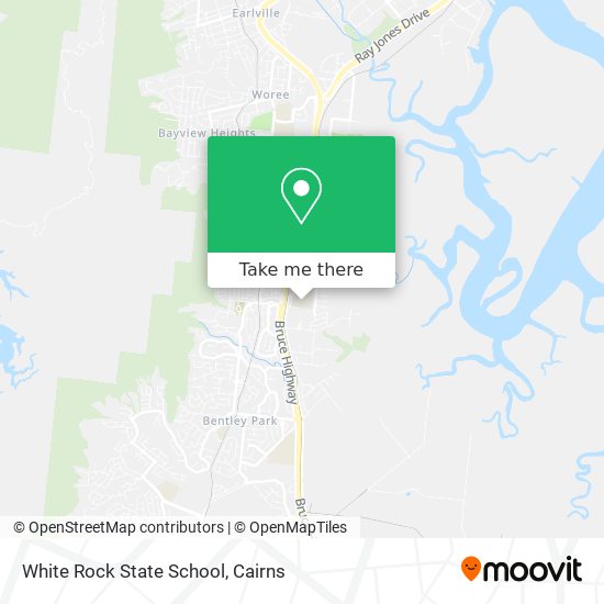 White Rock State School map