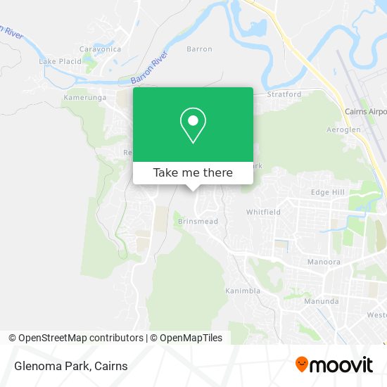 Mapa Glenoma Park