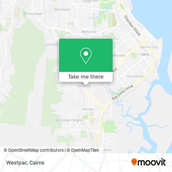 Westpac map