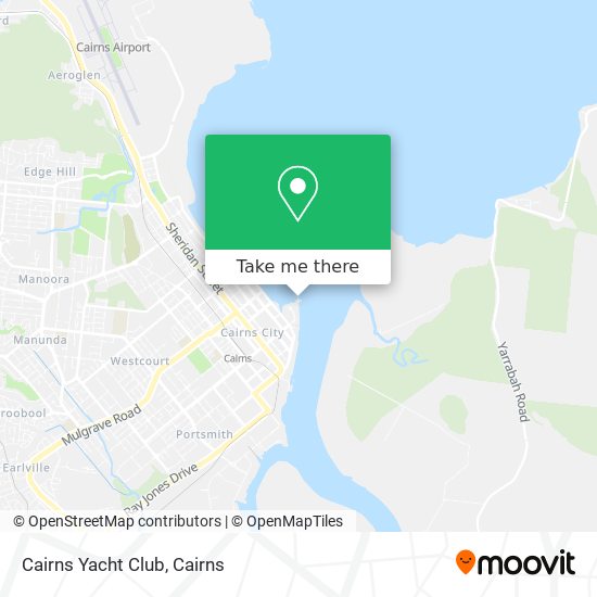 Cairns Yacht Club map