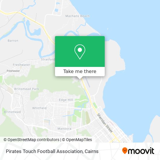 Pirates Touch Football Association map