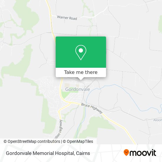 Gordonvale Memorial Hospital map
