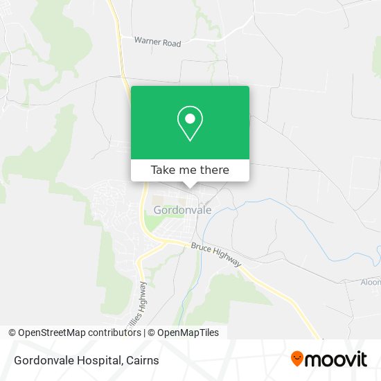 Mapa Gordonvale Hospital