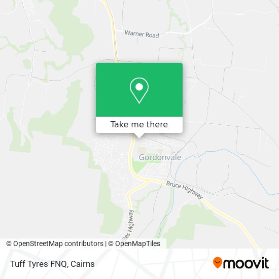 Tuff Tyres FNQ map