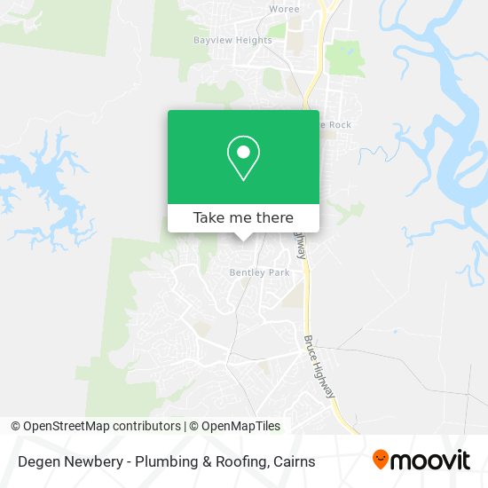 Mapa Degen Newbery - Plumbing & Roofing