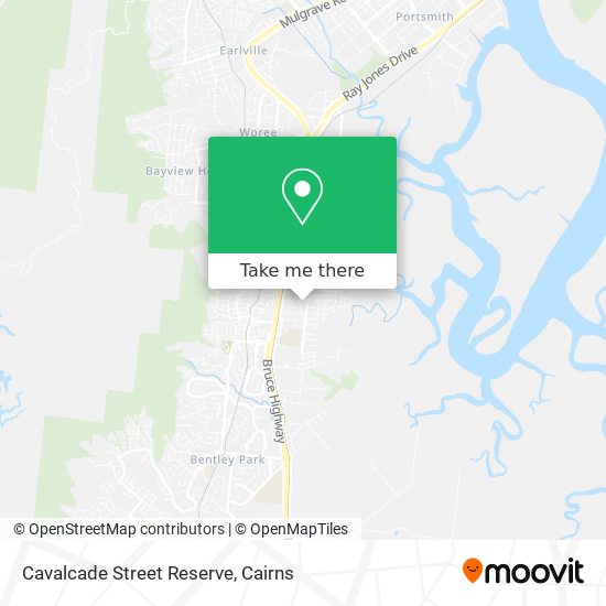 Cavalcade Street Reserve map