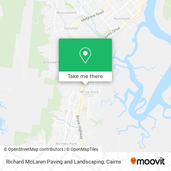 Richard McLaren Paving and Landscaping map