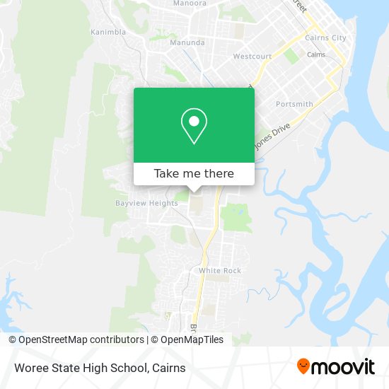 Mapa Woree State High School