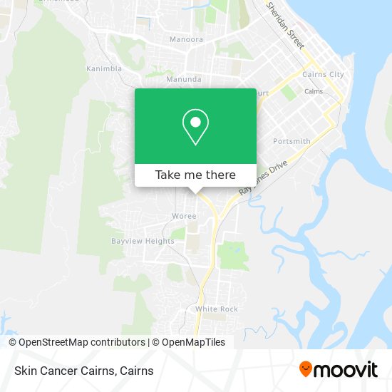 Skin Cancer Cairns map