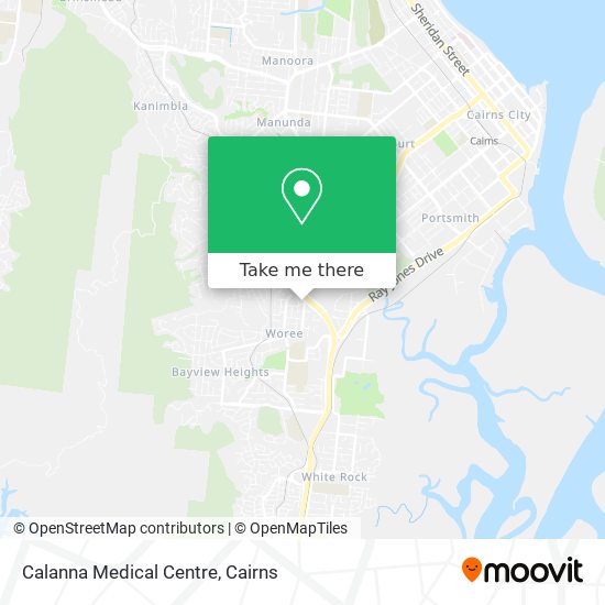 Calanna Medical Centre map