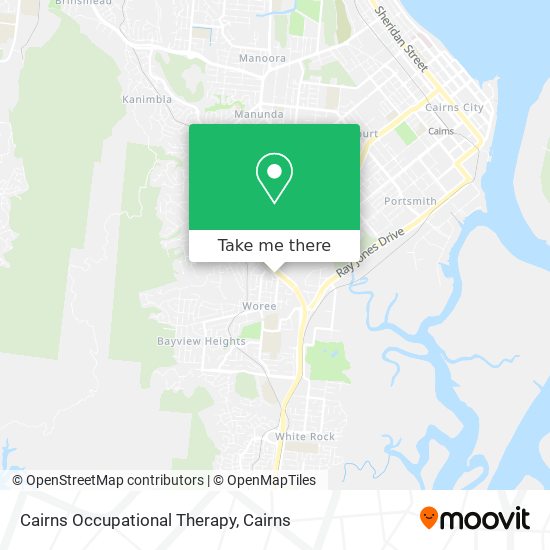 Cairns Occupational Therapy map
