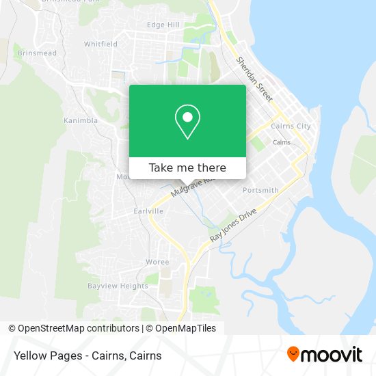 Yellow Pages - Cairns map