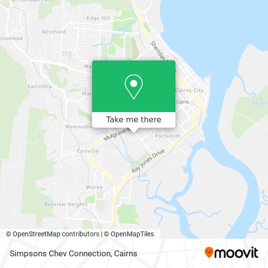 Simpsons Chev Connection map