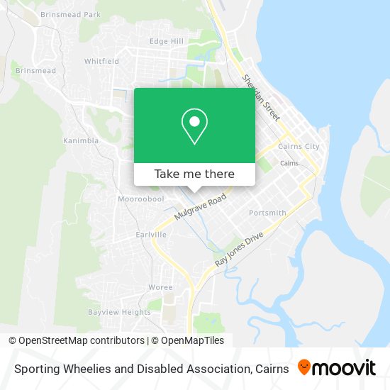 Sporting Wheelies and Disabled Association map