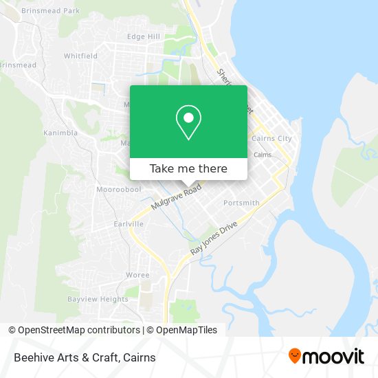 Beehive Arts & Craft map