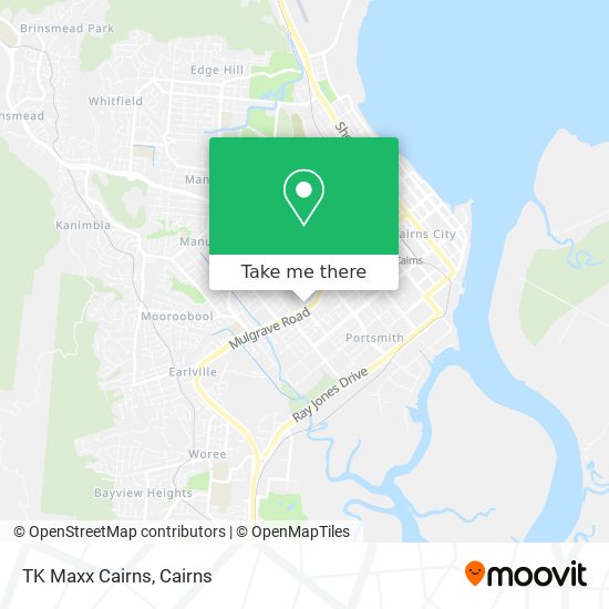 TK Maxx Cairns map