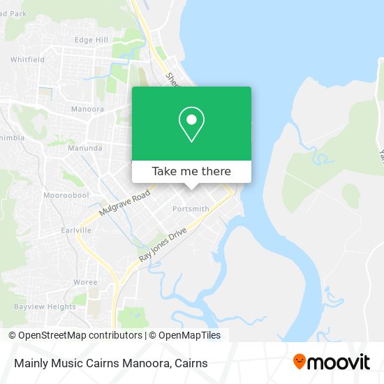 Mapa Mainly Music Cairns Manoora