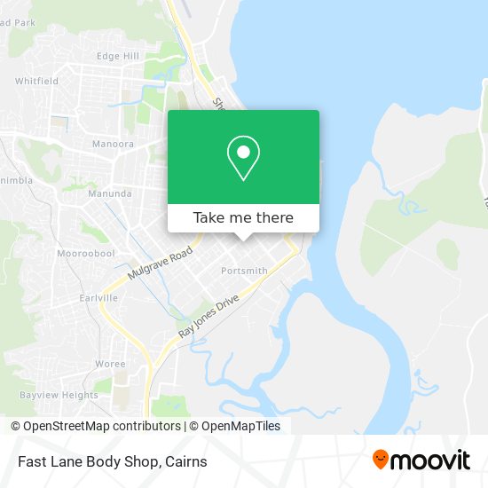 Fast Lane Body Shop map