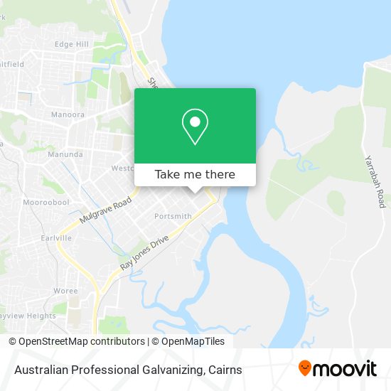 Mapa Australian Professional Galvanizing
