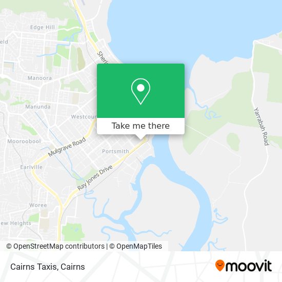 Cairns Taxis map