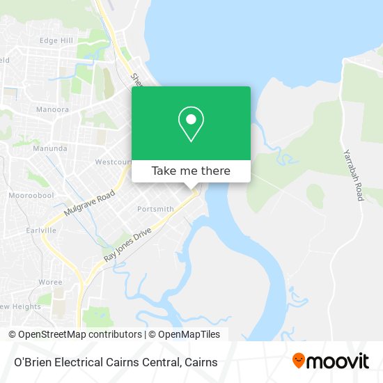 O'Brien Electrical Cairns Central map