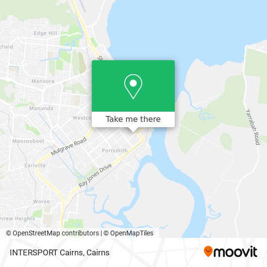 Mapa INTERSPORT Cairns