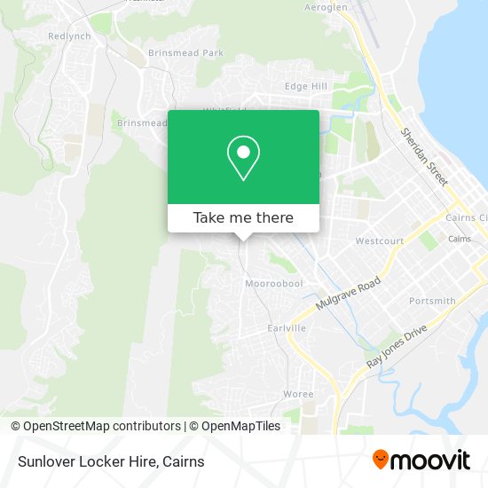 Sunlover Locker Hire map