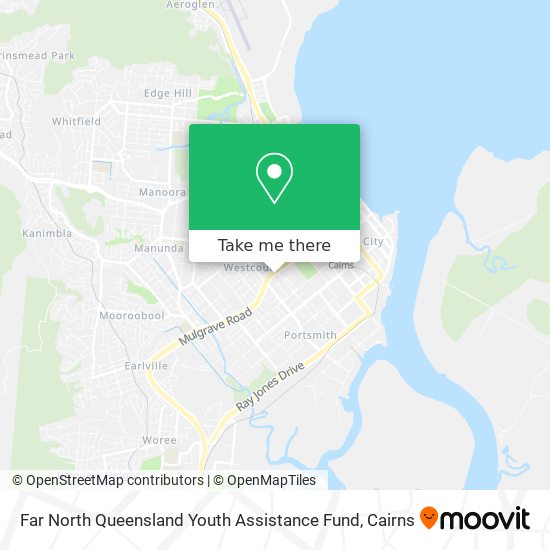 Far North Queensland Youth Assistance Fund map