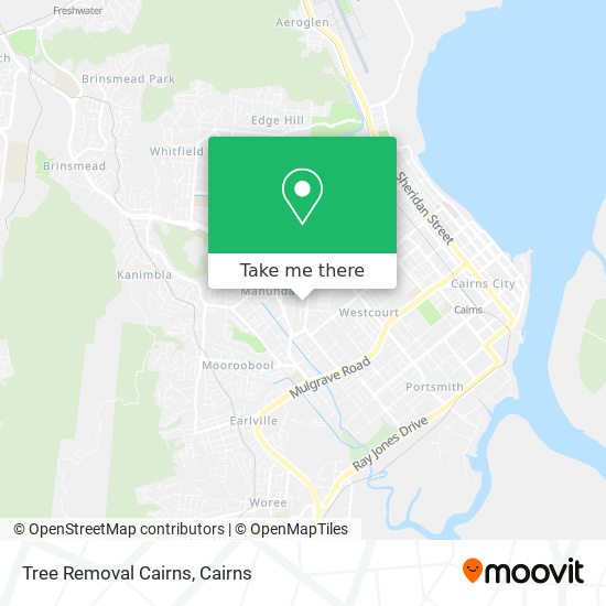 Tree Removal Cairns map