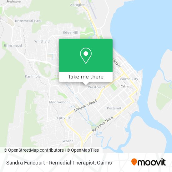 Sandra Fancourt - Remedial Therapist map