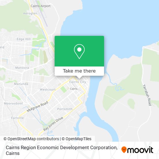 Cairns Region Economic Development Corporation map