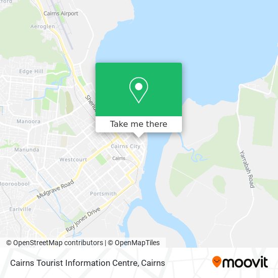 Cairns Tourist Information Centre map