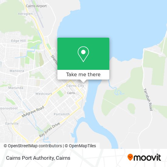 Cairns Port Authority map