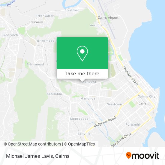 Michael James Lavis map