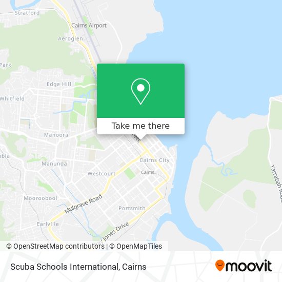 Scuba Schools International map